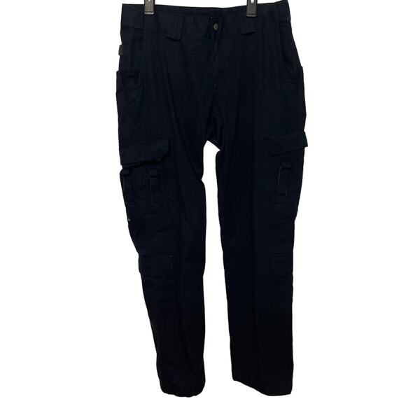 5.11 Tactical Navy EMS Pants 16L Womens Pockets Gusseted Cargo Teflon - Picture 1 of 9